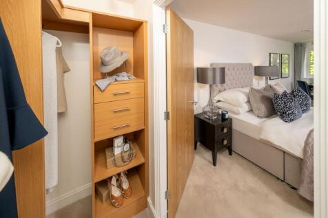 Typical walk-in wardrobe